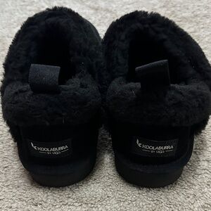 Koolaburra By UGG Black Fuzzy Shoes